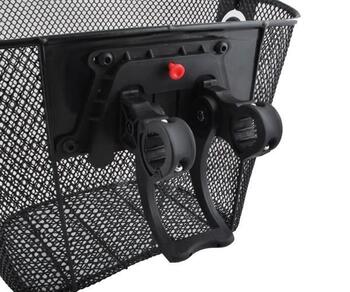 RoGer Metāla Grozs Velosipēdam / 5kg / 33x26x26 cm (RO-BASKET-BK)