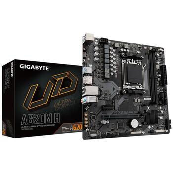 Gigabyte A620M H Pamatplate mATX /  AMD AM5 / A620 / 96 GB / USB 3.2 Gen 1 / M.2 / GbE LAN (A620M H)