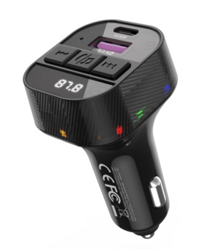 XO BCC17 FM Transmitters Bluetooth MP3 Auto Lādētājs 30W (BCC17)