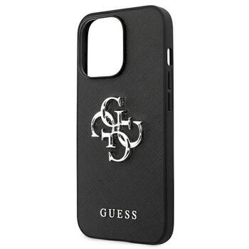 Guess GUHCP13LSA4GSBK Saffiano 4G Metal Logo Защитный чехол для iPhone 13 Pro/13 6,1