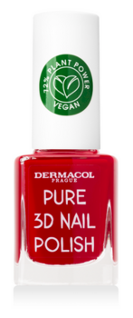 Dermacol Pure 3D 04 Poppy Red Лак Для Ногтей 11 ml (85975514)