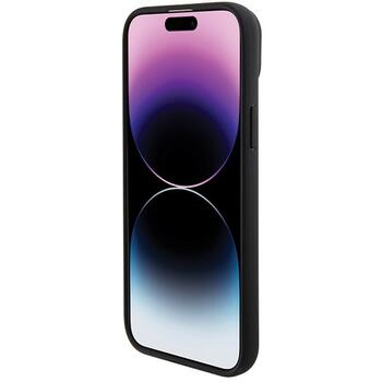 BMW Leather Stamp Tricolor Back Case Защитный Чехол для Apple iPhone 15 Plus (BMHCP15M22PTDK)