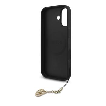 Guess 4G Charm Case Aizsargapvalks priekš Apple iPhone 17 (GUHMP17SGF4GCK)