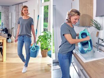 Leifheit Clean Twist Disc Mop Ergo Mobile Набор Для Чистки Полов (1052102)