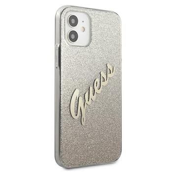 Guess GUHCP12SPCUGLSGO Glitter Gradient Script Hardcase Защитный чехол для iPhone 12 mini 5,4