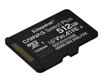 Kingston Technology Canvas Select Plus Gen3 Карта памяти 512GB (SDCS3/512GBSP)