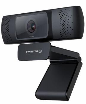 Swissten Full HD Web Камера с Микрофоном / автофокусом USB (SW-WEB-CAM-BK)
