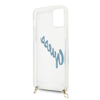 Guess GUHCP12SCRTVSBL Script Vintage Защитный чехол для iPhone 12 mini 5,4