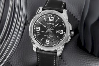 CASIO Vīriešu pulkstenis MTP-1314PL-8AVEF / sudraba (MTP-1314PL-8AVEF)