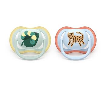 Philips Avent Ultra Air Детские Пустышки 0-6m 2шт (SCF087/02)