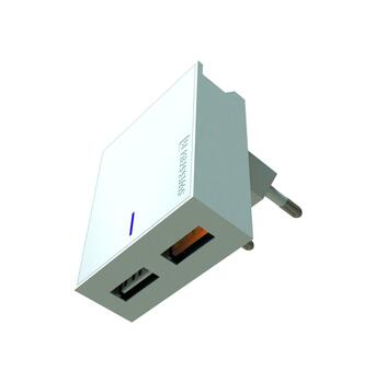 Swissten Premium Зарядное устройство 2X USB QC3.0 23W (SW-DET-23W-QC30-WH)