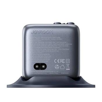 Joyroom JR-TRD01 Desktop Charger GaN Fast Charger U+U+C Зарядное устройство PD 140W PD3.1 PPS AFC SCP FCP QC3.0 со встроенным 2x Type-C кабелем PD 100W / серый (JR-TRD01-GRY)