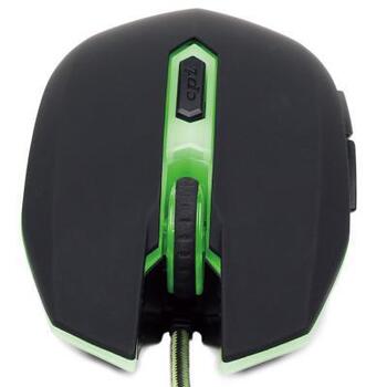 Gembird Игровая мышь с Дополнительными кнопками 2400 DPI USB (MUSG-001-G)