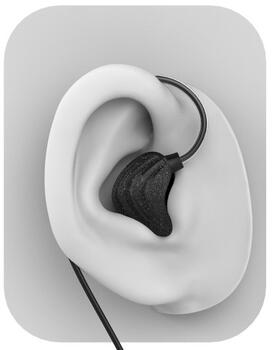 UiiSii CM5-L Premium Hi-Res Sport Наушники с Mикрофоном и пультом регулировки громкости / 3.5mm / 1.2m (IT-CM5-L/BK)
