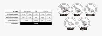 Mars Gaming MPIII650 Блок питания ATX 650W (MPIII650)