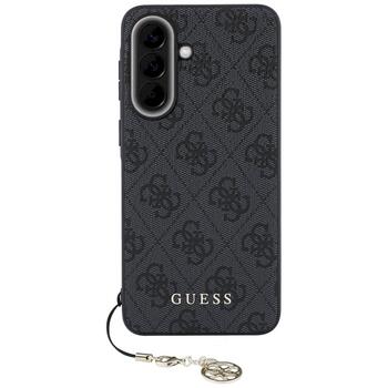 Guess 4G Charm Case Aizsargapvalks priekš Samsung Galaxy A37 5G / melns (GUHCSA37GF4GGR)