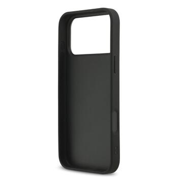 Karl Lagerfeld Fixed Glitter Metal Ikonik Case Чехол для Apple iPhone 17 Pro Max (KLHCP17XGKNPSK)