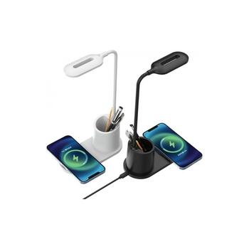 Rebeltec Led QI W600 10W Настольная лампа с беспроводным индукционным зарядным устройством (AKGAOLADREB00011)