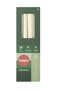 Bolsius Galda Sveces 245/24mm Pērļu 4gab (37356905)