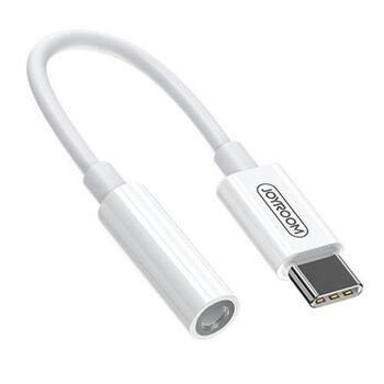 Joyroom Converter Type-C to 3.5mm Mini Jack Кабель для зарядки для смартфонов / белый (SH-C1-WHT)