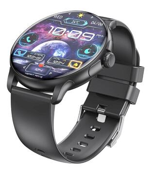Rubicon Smartwatch RNCF35 Смарт-часы с браслетом + ремешком / чёрный (SMARUB307)