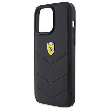 Ferrari Quilted Metal Logo Back Case Защитный Чехол для Apple iPhone 15 Pro Max (FEHCP15XRDUK)
