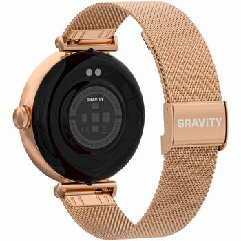 Smartwatch Gravity Умные часы / розовое золото/чёрный (GT26-3)