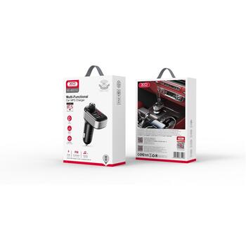 XO BCC10 Зарядное устройство FM Transmitter / Bluetooth /  MP3 / 3.1A (GSM170032)