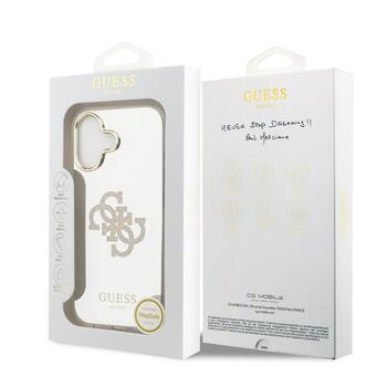 Guess PC/TPU Mirror 4G Glitter Logo MagSafe Case Чехол для Apple iPhone 17 (GUHMP17SHMR4GDG)