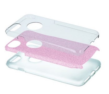 Mocco Glitter 3in1 Back Case Защитный Чехол для Apple iPhone 17 (MO-GLI-IP-17-PI)