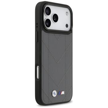 BMW M Quilted Logo MagSafe Case Защитный Чехол для Apple iPhone 17 Pro Max (BMHMP17X25PSECHA)
