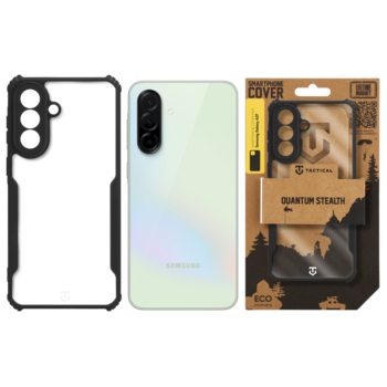 Tactical Quantum Stealth Cover Защитный чехол для Samsung Galaxy A37 / прозрачный/чёрный (TA-57983129614)