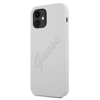 Guess GUHCP12SLSVSCR Script Vintage Aizsargapvalks priekš iPhone 12 mini 5,4