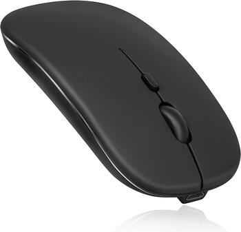 RoGer PM33 Uzlādējama Bezvadu Pele 1600DPI / 2.4GHz / Silent (RO-MOU-PM33-BK)
