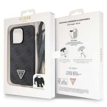 Guess GUHCP13LP4TDSCPK Crossbody 4G Metal Logo Защитный чехол для iPhone 13 Pro / 13 6.1