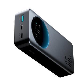 Joyroom JR-PBF05 Pro Power Bank with Digital Display C+U+U, PD 65W, 30000 mAh Зарядная батарея 30000 mAh / чёрный (JR-PBF05-Pro-BLK)