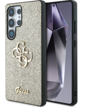 Guess Fixed Glitter Big 4G Metal Logo Чехол для Samsung Galaxy S25 Ultra (GUHCS25LHG4SGD)