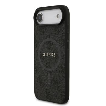 Guess PU Leather 4G Colored Ring MagSafe Case Защитный чехол для iPhone Air / чёрный (GUHMP17MG4GFRK)