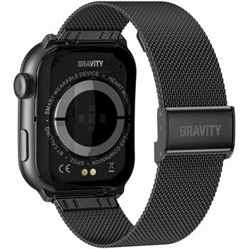 GRAVITY GT28-2 Смарт-часы мужские с ремешком + браслетом / оранжевый/чёрный (GT28-2)