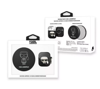 Karl Lagerfeld KLBPPBOA2K Чехол для Apple AirPods + Зарядка (KLBPPBOA2K)