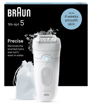 Braun Silk-épil 5 5-011 Epilators Balts (SE5-011)