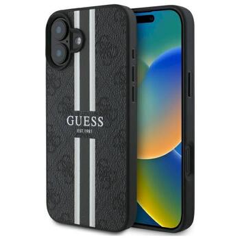 Guess GUHMP16SP4RPSK 4G Printed Stripes MagSafe Защитный чехол для iPhone 16 6.1