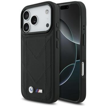 BMW M Quilted Logo MagSafe Case Защитный Чехол для Apple iPhone 17 Pro (BMHMP17L25PSECHK)