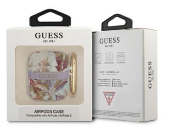 Guess GUA2HHFLU Apvalks Priekš Apple AirPods 1 / 2 (GUA2HHFLU)