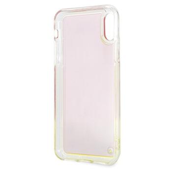 Guess GUHCPXGLCPI Hardcase California Glow in the dark Защитный чехол для iPhone X/Xs / розовый (GUHCPXGLCPI)