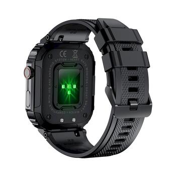 Smartwatch VELTORI VT200-1 Viedpulkstenis ar silikona siksniņu / melns (VT200-1)