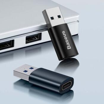 Baseus Converter Ingenuity Series Mini OTG Адаптер Type-C / USB / 3.1A (ZJJQ000103)
