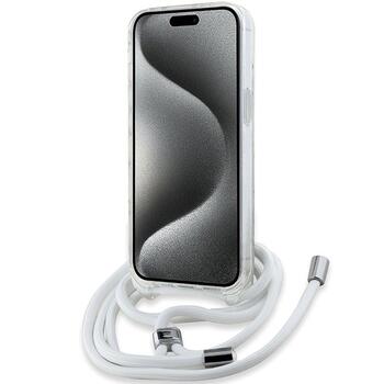 Karl Lagerfeld KLHMP13MHCCHNT IML Choupette Head & Cord Aizsargapvalks priekš iPhone 13/14/15 6.1