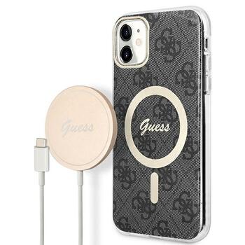 Guess Set GUBPN61H4EACSK Защитный чехол + зарядное устройство для iPhone 11 6.1