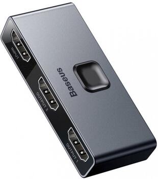Baseus Matrix Space 2in1 HDMI Разветвитель (CAHUB-BC0G)